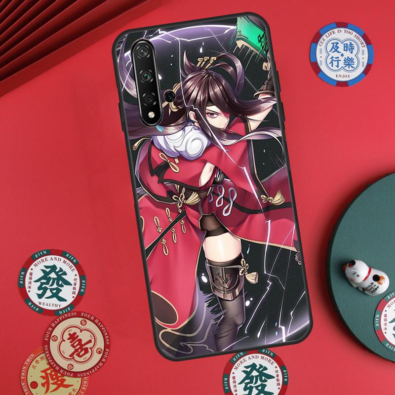 Genshin Impact Beidou For Huawei Nova Y73 Y72 Y61 Y91 Y90 Y70 Y60 12s 12i 11i 8i 9 10 SE P60 Pro P30 P40 Lite Case