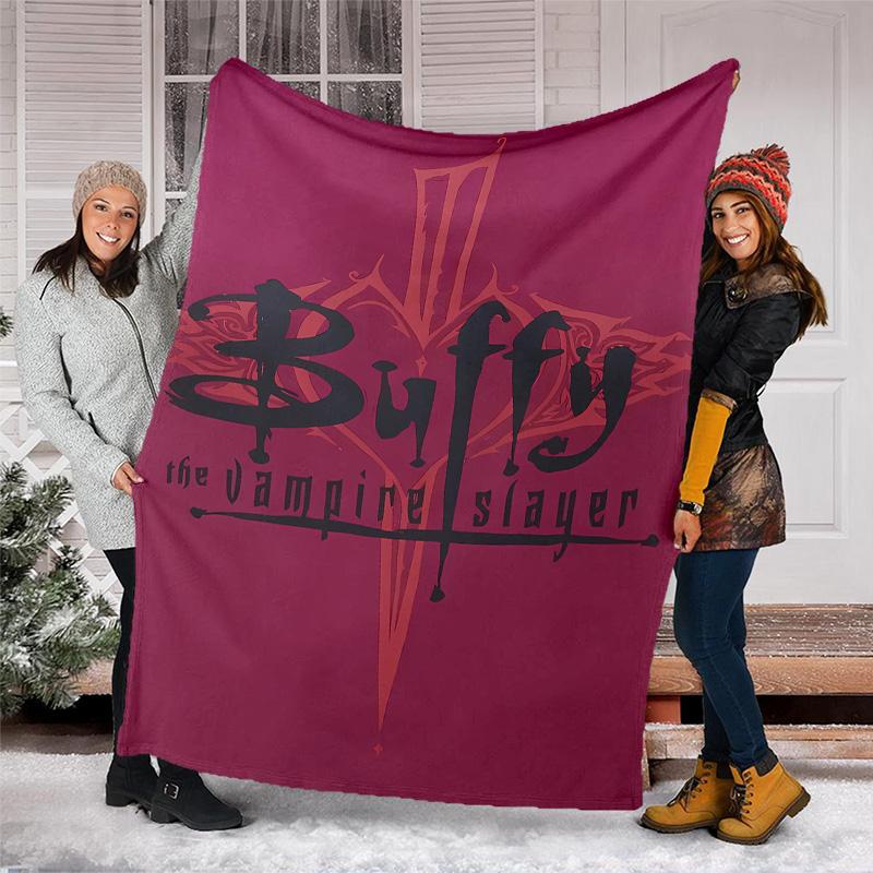 Buffy the Vampire Slayer1 printed throw blanket—lightweight,soft,warm;versatile blanket for all seasons—perfect as &air-conditioning throw,nap blanket