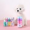 20x Маленьких Помпонов для Кошек для Игры Разноцветные DIY Поделки и Художественные Принадлежности 3 см Мягкие Шарики-Помпоны для Кошек Легкие