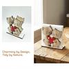 Wooden Cartoon Napkin Holder, Open Design Cute Animal Shapes, Non-Slip Base Durable Countertop Organizer for Kitchen Dining Table