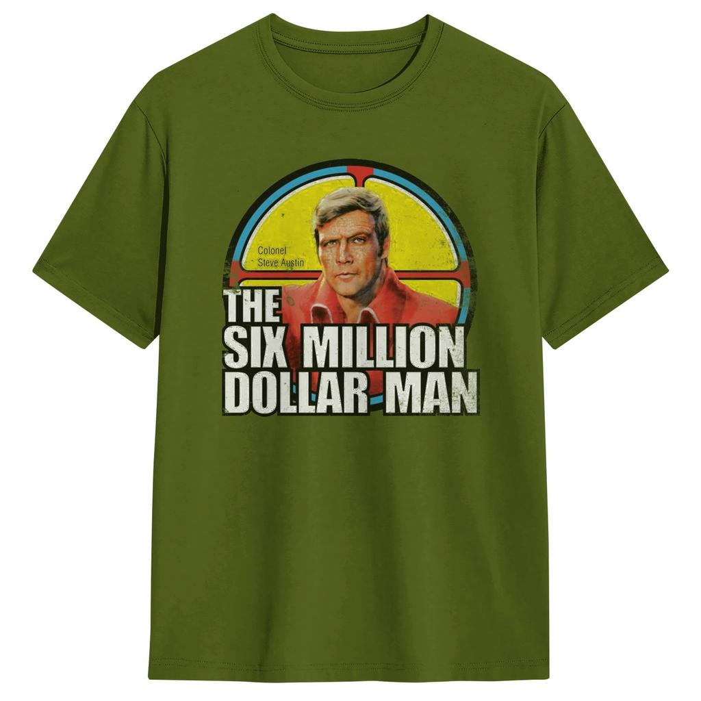 Six Million Dollar Unisex Tv T Shirt Summer Cotton TShirts For Unisex Popular Casual Tshirt Short Sleeve Vintage Tops
