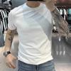 Short Sleeve T-shirt Men's Trendy Brand Handsome Slim Fit Pure Cotton Casual Half Sleeve T-shirt