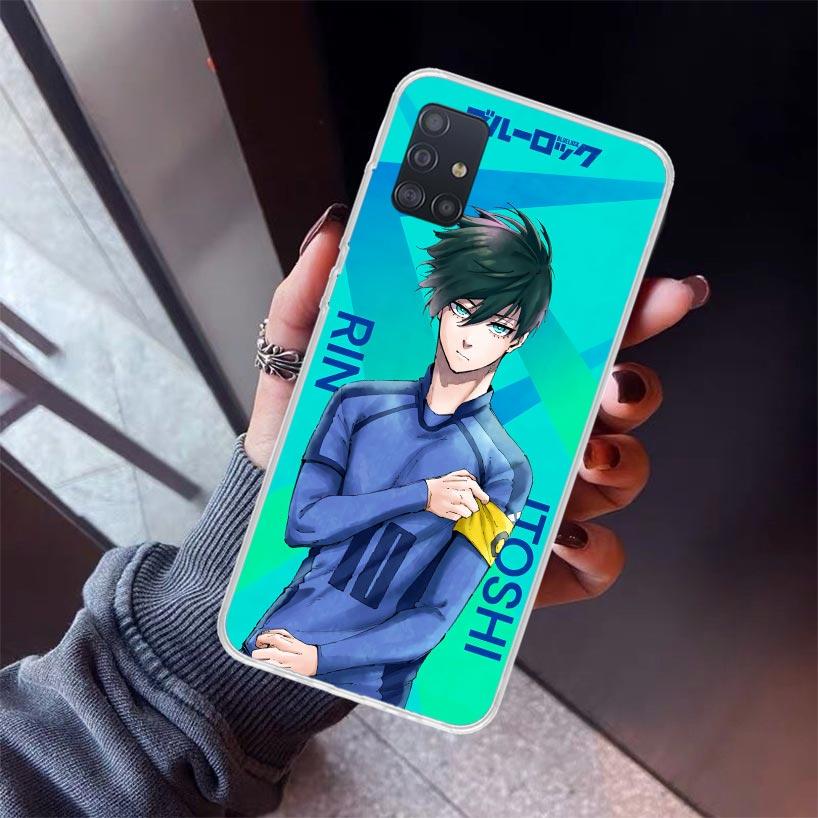 Hot Anime Blue Lock Phone Case For Samsung Galaxy A52 A51 A50S A32 A22 A12 A02S A72 A71 A31 A70 A30S Note 20 Ultra 10 Plus S10 G