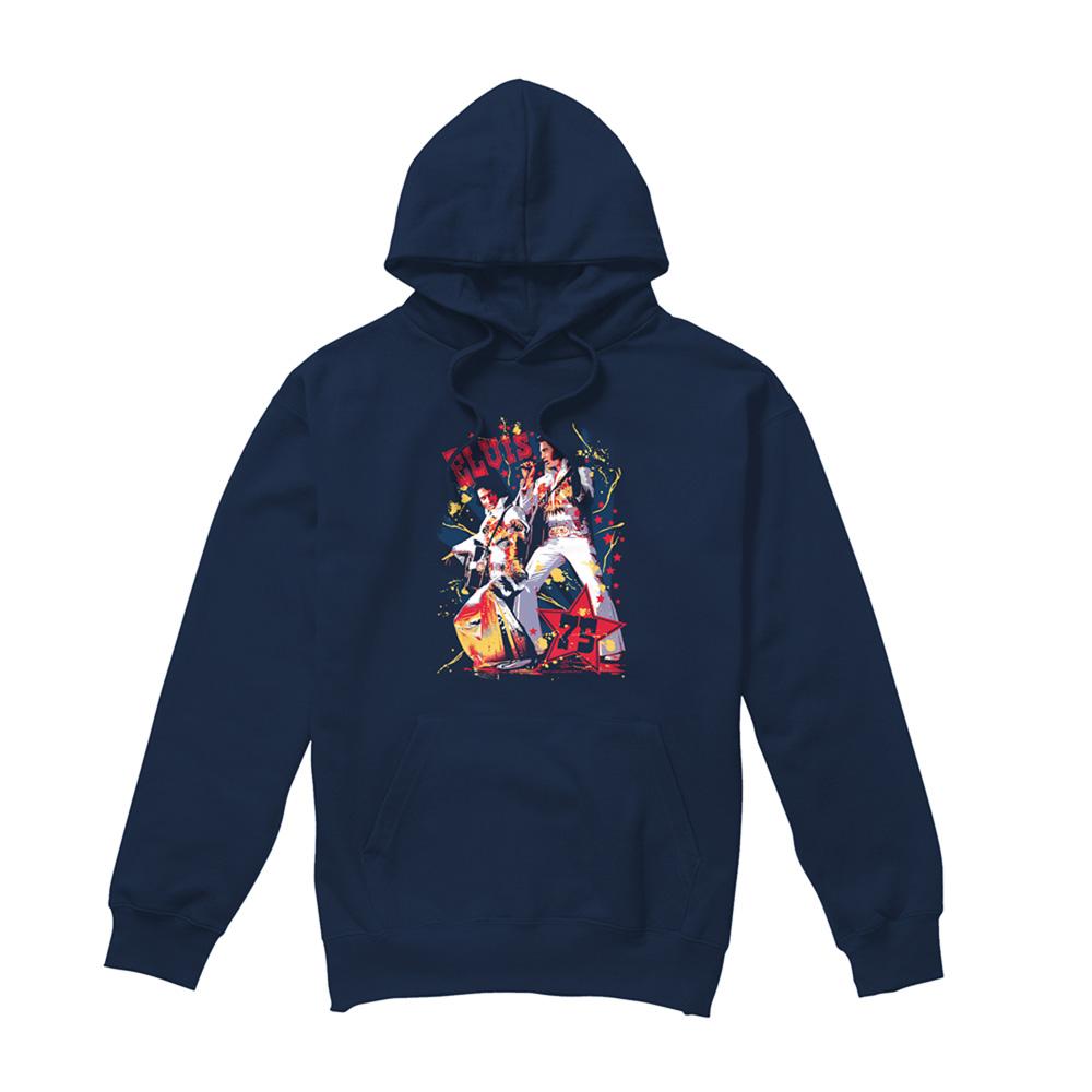 Elvis Presley Unisex Adult Eagle Elvis Hoodie