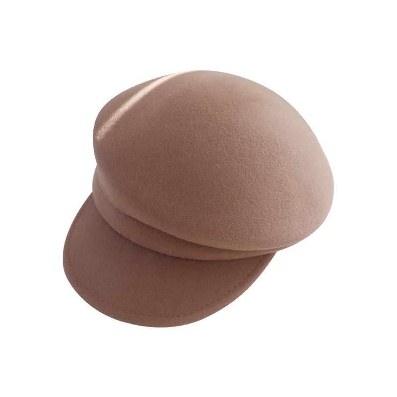 Осень и зима, новинка Интернет-знаменитости, ветровая плиссированная шерстяная шапка, женская осенне-зимняя ретро-универсальная рыцарская шляпа, конная шляпа