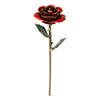 Preserved Rose 24K Gold Plated Bright Luster Rich Details Exquisite Gold Dipped Rose for Birthday
