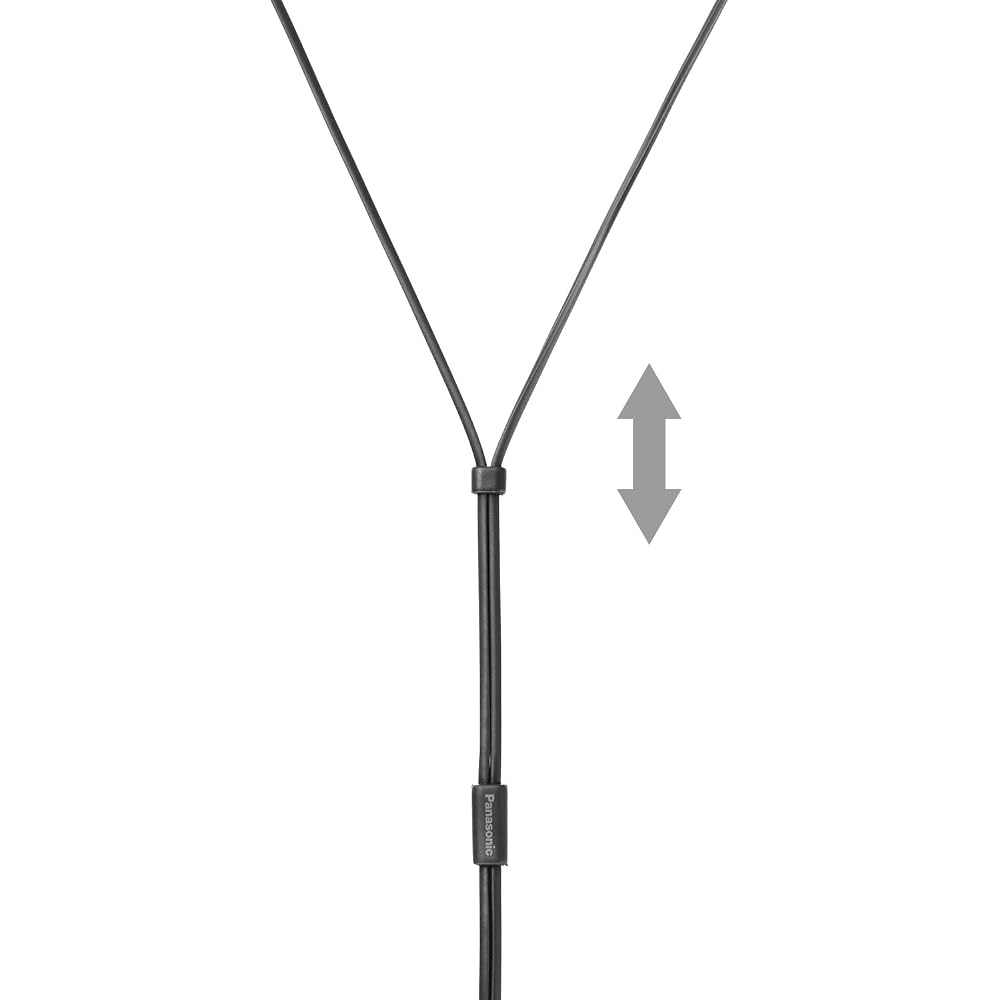 Panasonic In-Ear Headphones, Black, RP-HJE360-K