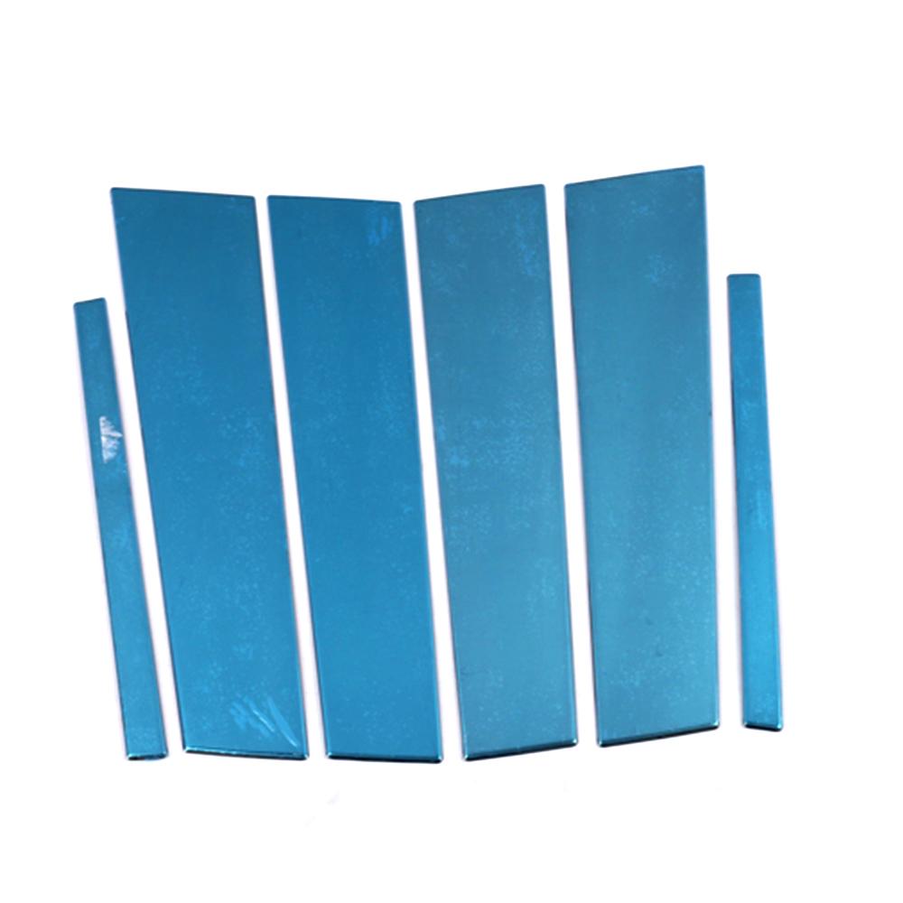 For Kia Sportage QL 2015- Decorate Accessories Chrome Window Pillar Strip Cover Trim Stainless Steel Center Pillars