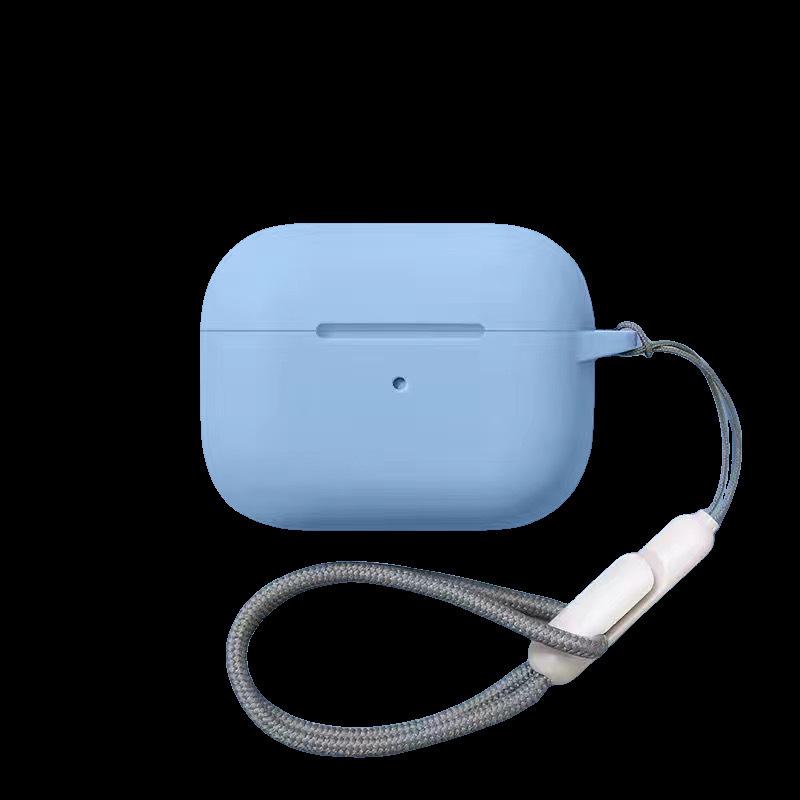 Однотонный серый силиконовый чехол для AirPods Pro 2-го поколения и AirPods 3
