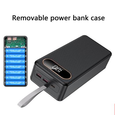 Маленькие органайзеры для аккумуляторов 21x18650, DIY Power Bank с поддержкой быстрой зарядки для нескольких устройств, удобные в использовании