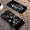 Black Case for Samsung Galaxy A52 A73 5G A33 A12 A53 A22 A13 4G A24 A14 A23 A54 A70 Soft Phone Cover Grim Reaper Skull Skeleton