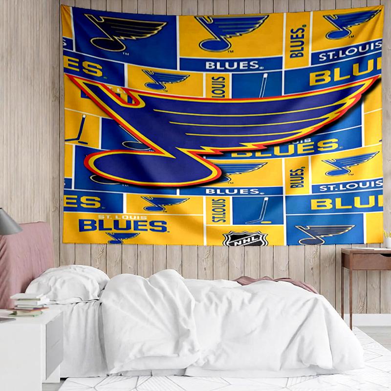 1PC Blues Louis Crest Tapestry Accessories Playroom Tapestry, for Bedroom,Livingroom, dormitory Room Wall Decor Fan Birthday Gifts