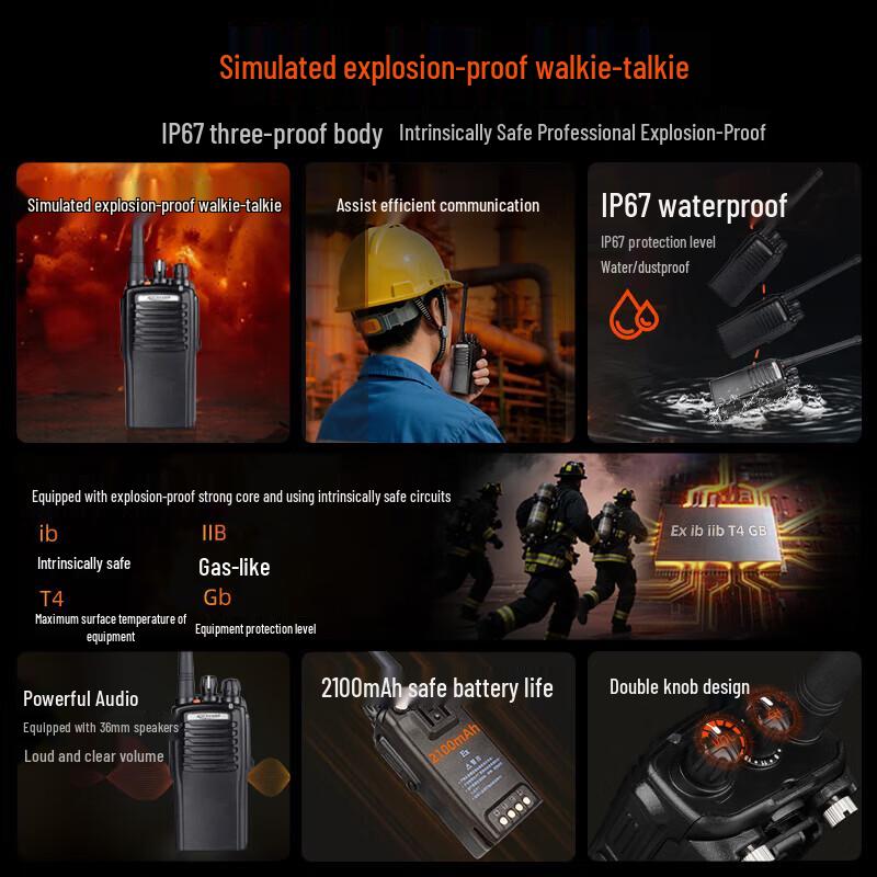 Взрывозащищенная рация Kirisun PT7200EX (Китайская версия)