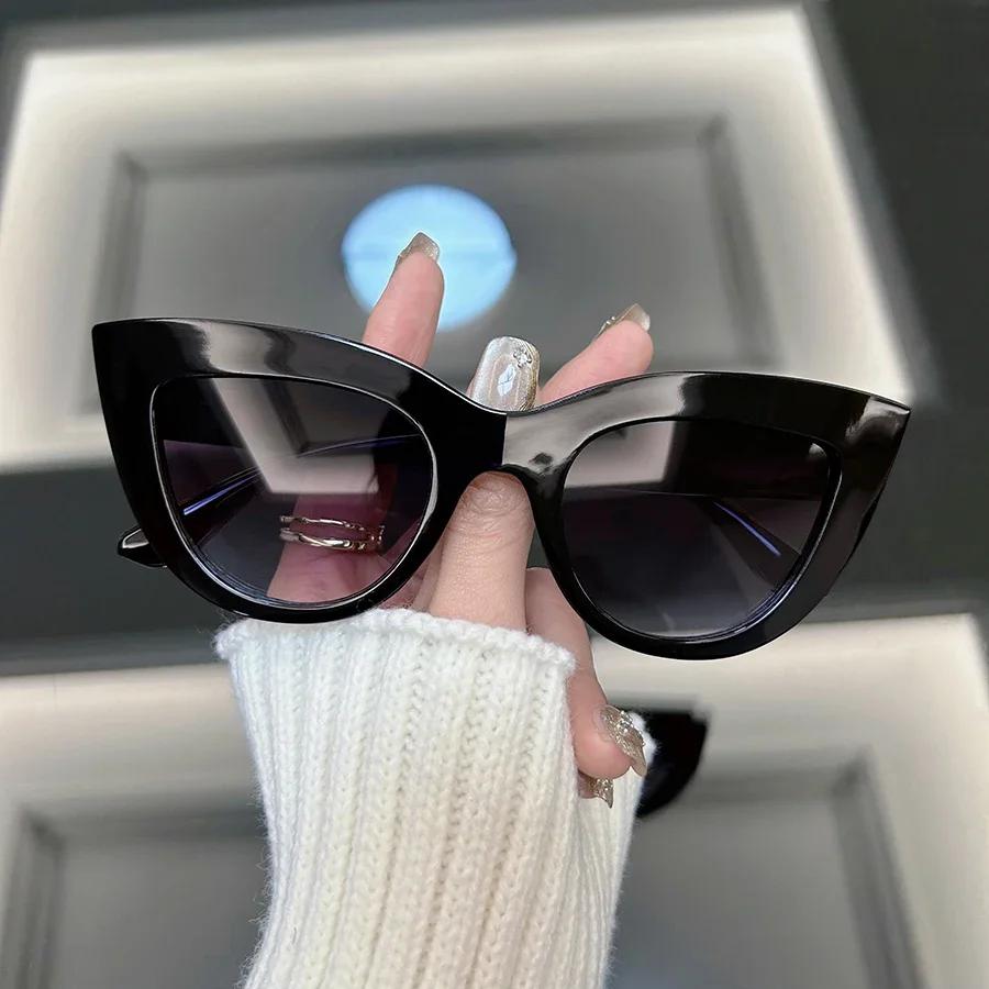 Солнцезащитные очки Кошачий глаз Женские Мужские Винтажные Солнцезащитные очки Женские Мужские Брендовые Зеркальные Очки Модные Ретро Дизайнерские