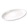 Extra Large Thickened Oval Ceramic White Steaming Fish Plate for Restaurants