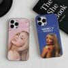 Чехол для телефона поп-певицы Сабрины Карпентер для IPhone 17 16 15 14 Plus 11 12 13 Pro Max Ударопрочная защита Мягкая задняя крышка