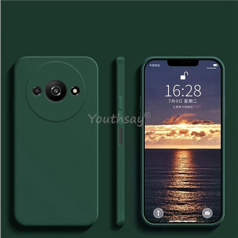 For Xiaomi Redmi A3 Case Xiaomi Redmi A3 Cover Silicone Plain TPU Anti-drop Capa Phone Protector Cover Xiaomi Redmi A3 Case