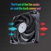 PHANTEKS 120мм 140мм Вентилятор для корпуса ПК 4-контактный PWM Охлаждающий вентилятор Тихий с гидравлическим подшипником для корпуса Радиатора Охлаждения процессора Настольного компьютера