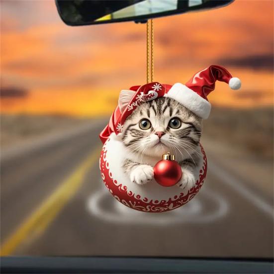 Рождественский адвент-календарь 2025 года с кошачьими украшениями, 24-дневная коробка для обратного отсчета, уникальный рождественский подарок для детей