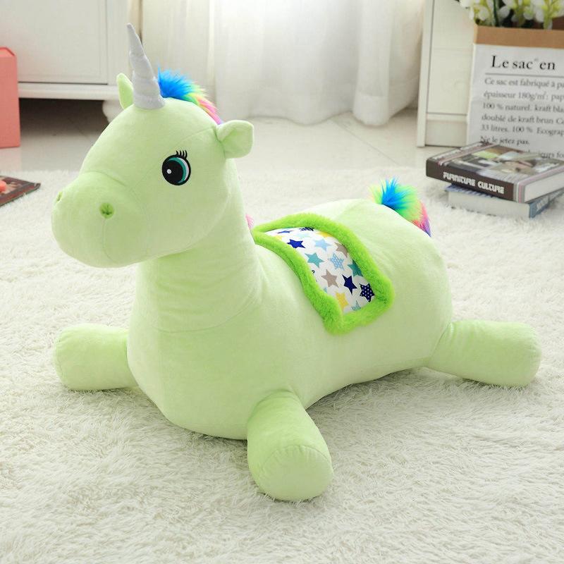 Unicorn Children'S Sofa Plush Toy Doll Doll Seat Cushion Lazy Animal Sofa Birthday Gift Girl