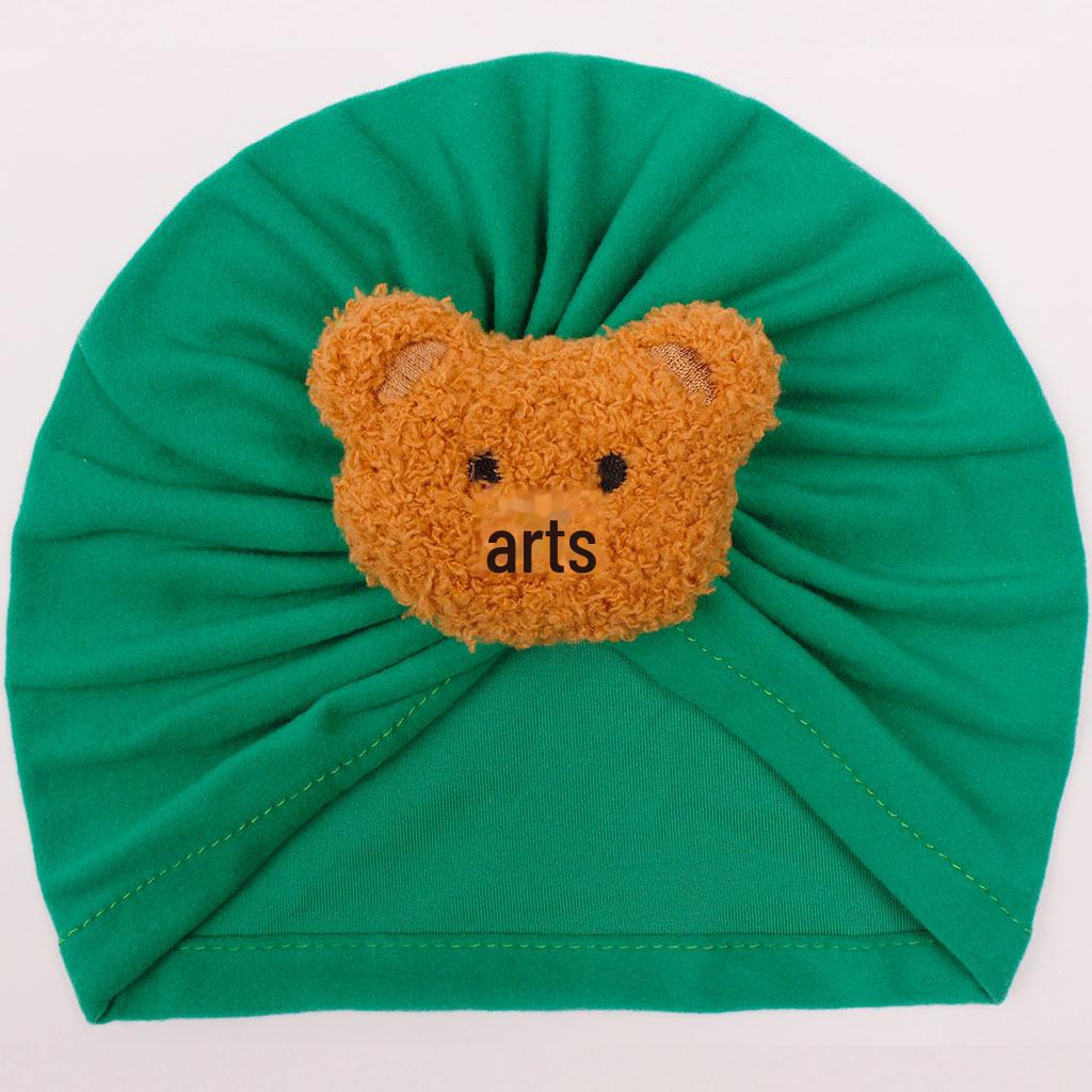 European & American Baby Bear Baotou Hat for Infants - Warm, Protective Design for Girls