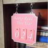 Bookish Decor Reading Counter Hanging Book Lover Sign Bookshelf Counter  Reading Plan Management