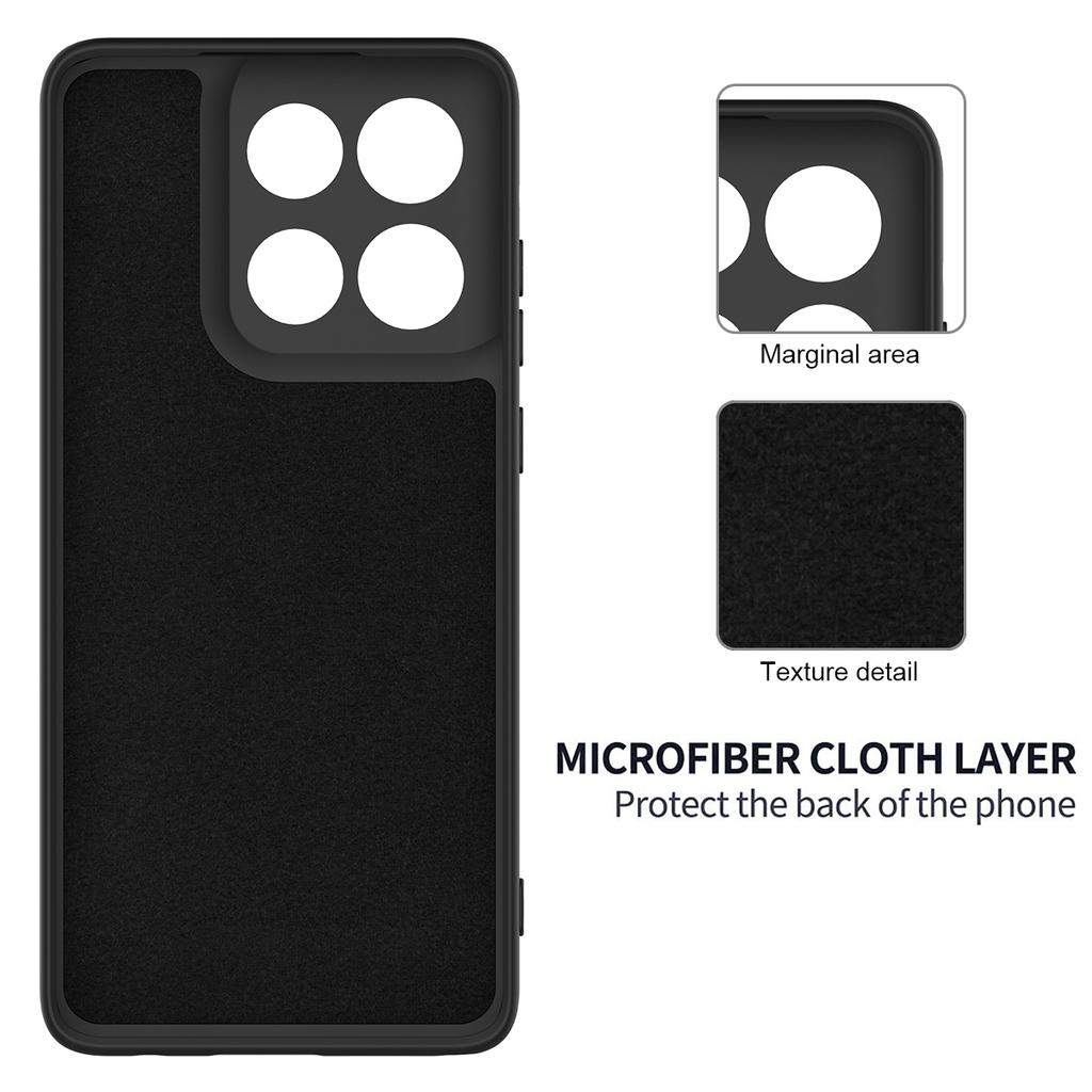 For Motorola Moto G86 Power 5G Liquid Silicone Case Phone Back Cover with Hand Strap