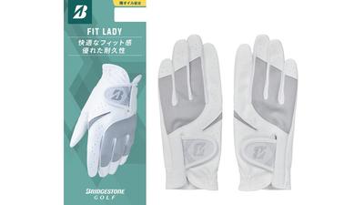 Перчатки для гольфа BRIDGESTONE FIT LADY белые для обеих рук 18 см GL25L4WH18 женские