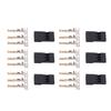 100PCS 11.010 Male JR Plug DIY JR Pin Kit Gold Plating JR Connector for Electronic Equipment