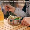 500/700 мл Складная миска из нержавеющей стали Портативная для кемпинга на открытом воздухе Пешего туризма Туризма Барбекю Пикника