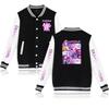 KPop Demon Hunters Huntrix Group Merch Baseball Jacket Unisex Varsity Style Graphic Coat for K-Pop & Anime Movie Fans