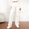 2026 Womens Solid Color Straight Leg Jeans Casual Commute Everyday Pants