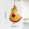 American Country Retro Old Iron Christmas Angel Girl Decoration Pendant Christmas Tree Decoration
