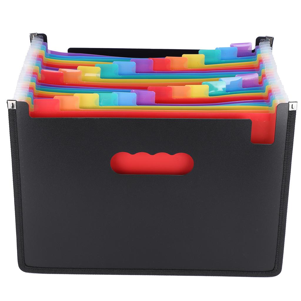 Выдвижная папка, портативный 24-слойный расширяющийся органайзер-гармошка, школьные принадлежности