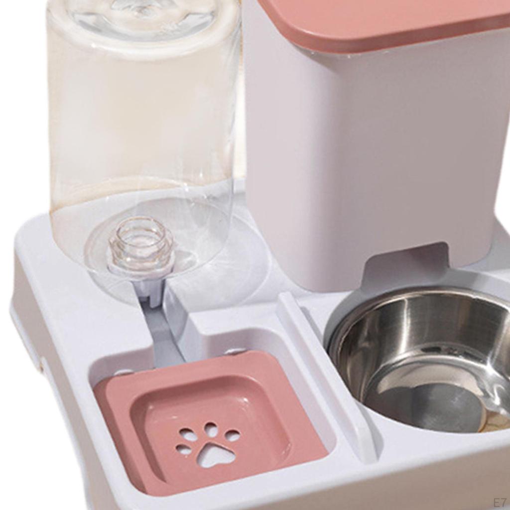 Automatic Cat Feeder 2 In 1 and Water Dispenser Eating Drinking Bowl for Indoor Cats