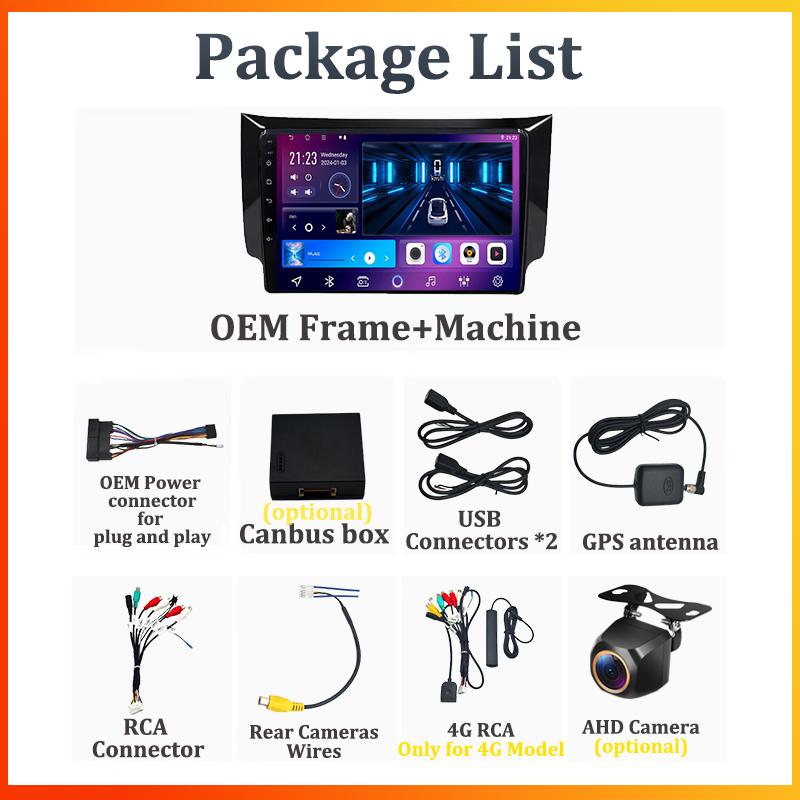 Автомобильное радио Android 14 для Nissan Sylphy B17 Sentra 12 2013-2018 2din Carplay Auto Screen Stereo Head Unit Autoradio 10 дюймов Wifi