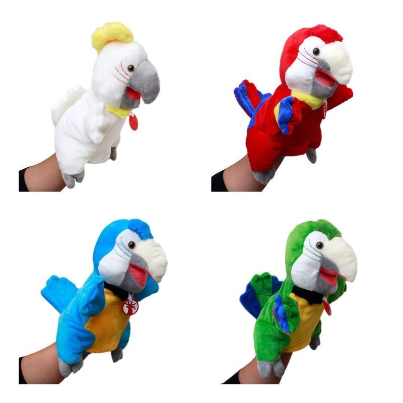 Говорящая игрушка-марионетка животного с двигающимся ртом для рассказывания историй и укрепления связи между родителем и ребенком