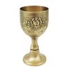 Chalice Cup Cocktail Glass Wine Goblet Brass Beverage Brass Goblet Metal Liquor Tumbler For Party Home Decoration