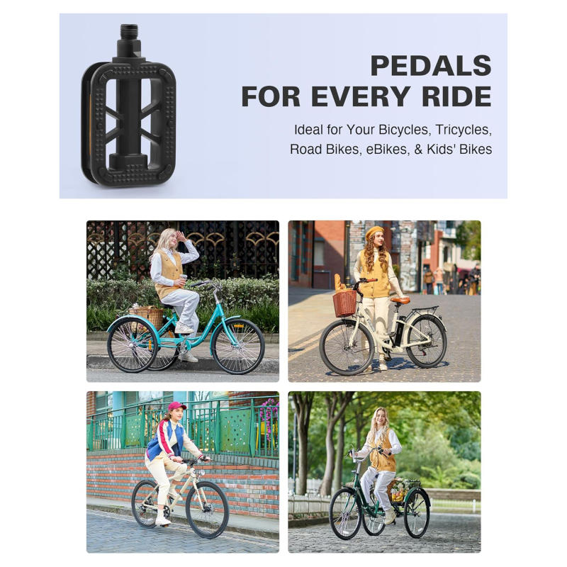 Bicycle Pedals Ultralight Mtb Road Pedal Cycling Mountain Bike Accessories Foot Standard Universally Pedals