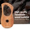 7-String Lyre Harp Ancient   Lyres Terminalia Wood String Instrument with Carry BagCelsius Extra String SetCelsius Tuning WrenchCelsius Cleaning C