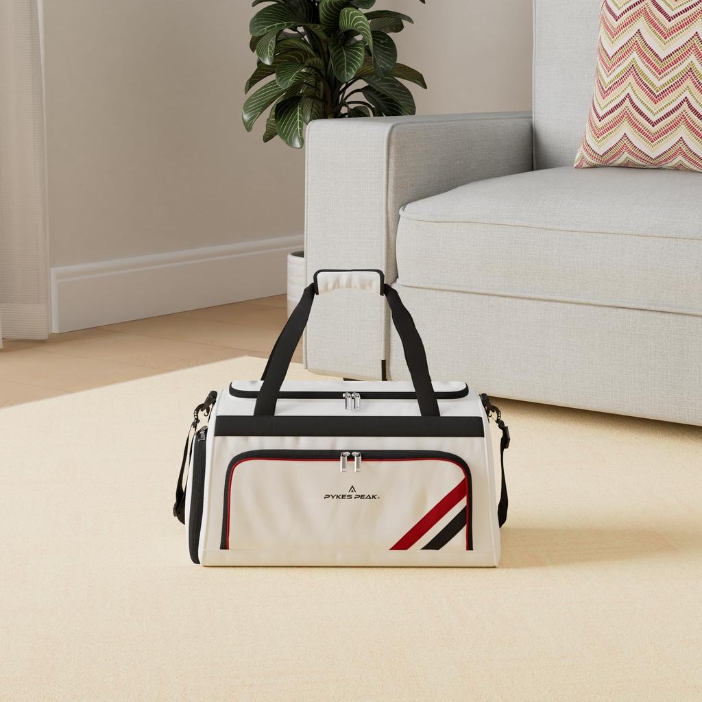 [ПАЙКС ПИК] Дорожная сумка 30 л Спортивная сумка Сумка для гольфа Сумка для тренажерного зала Путешествия Большая вместимость Водонепроницаемая [С отделением для обуви] Мужская Женская