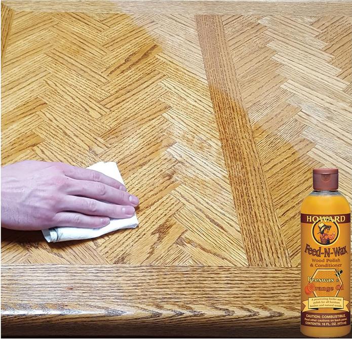 Howard Feed-N-Wax 473 - conditioner with wax for wood, furniture and antiques, depth of color and elegant satin shine