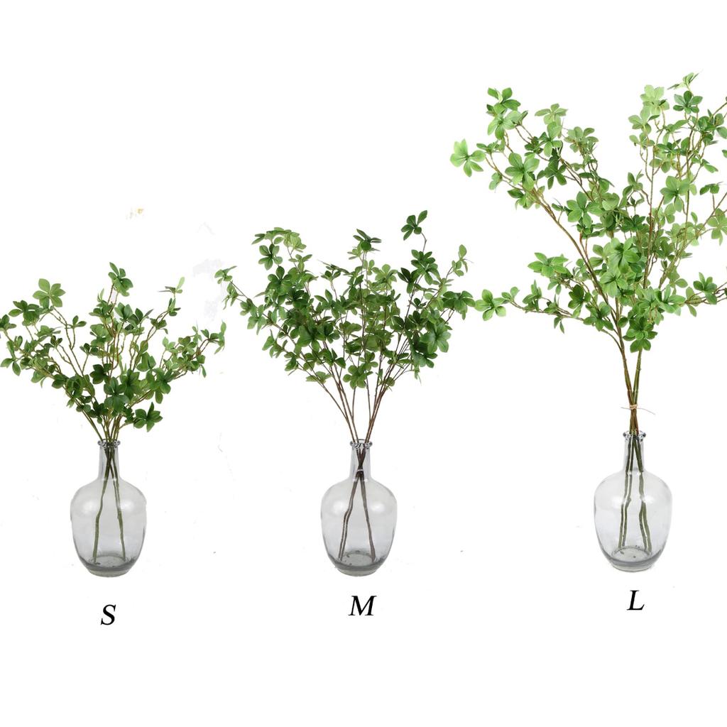 4 шт. искусственные зеленые стебли фикуса стебли фикуса ветки искусственные ветки фикуса листья искусственные растения для домашнего офиса декор