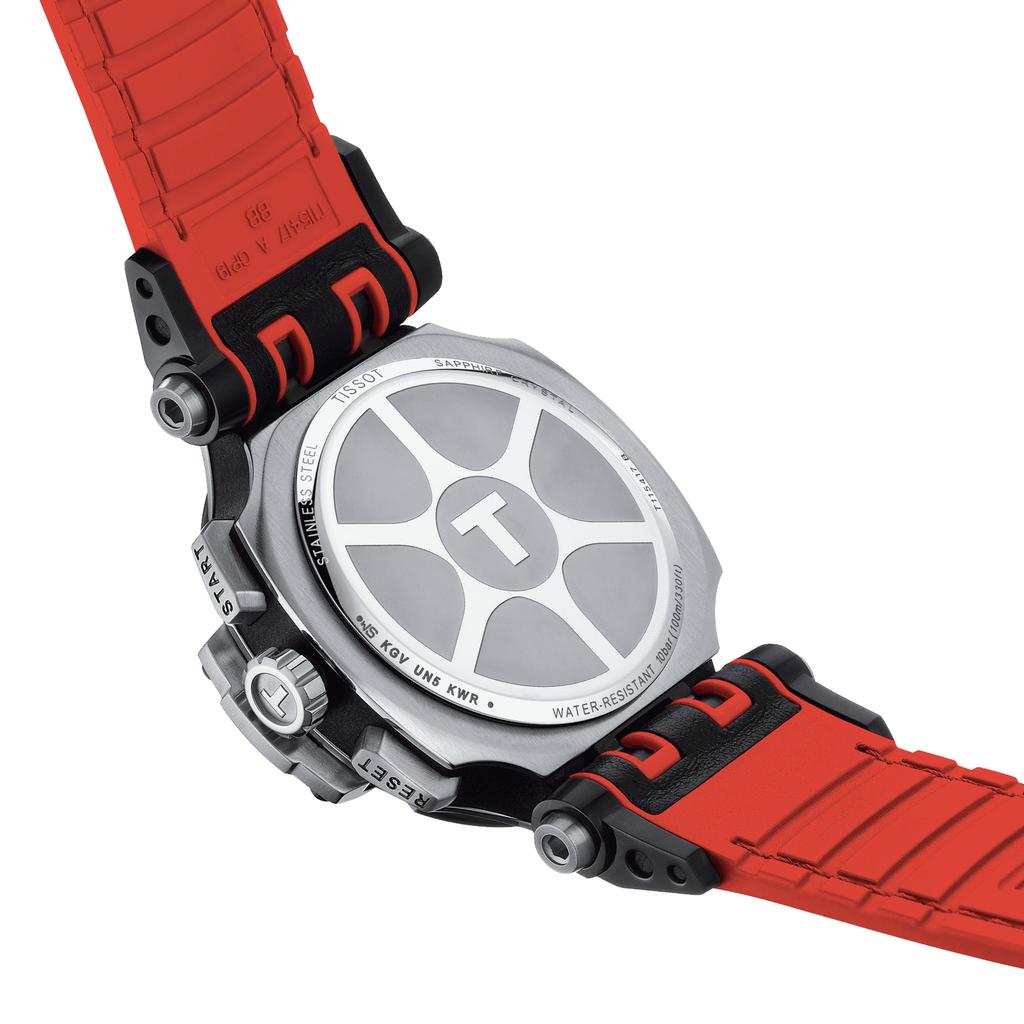 Tissot Мужские модные часы с кожаным ремешком и черным циферблатом T115.417.27.057.04