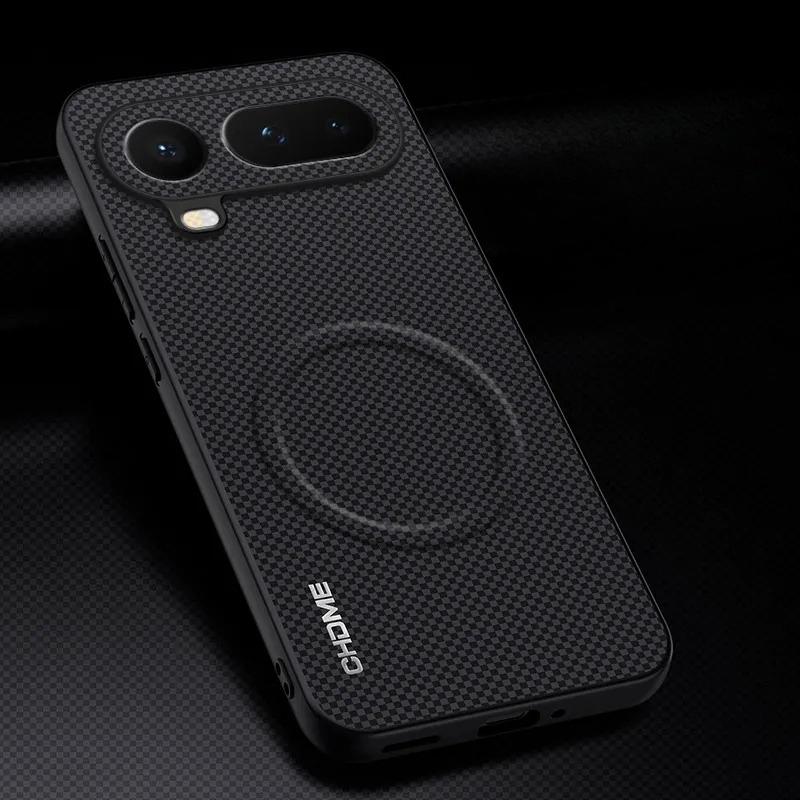 Магнитный Чехол-Книжка с Узором из Кожи для Honor Magic 8 Pro Air Lite 7 6 X70 X9d Ультратонкий Чехол для Беспроводной Зарядки Magsafe