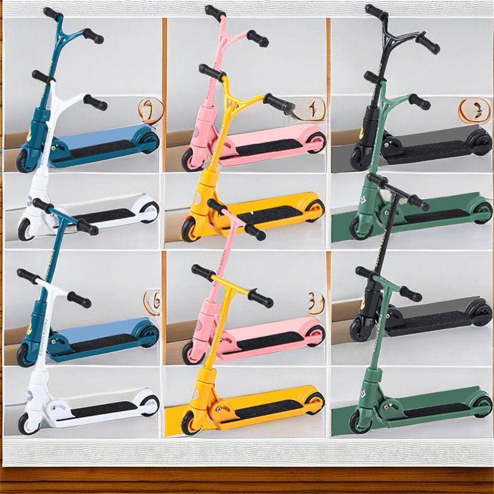 Foldable Finger Scooter Simulation Finger Skateboards Sports Toy Mini Scooter  Children Toy