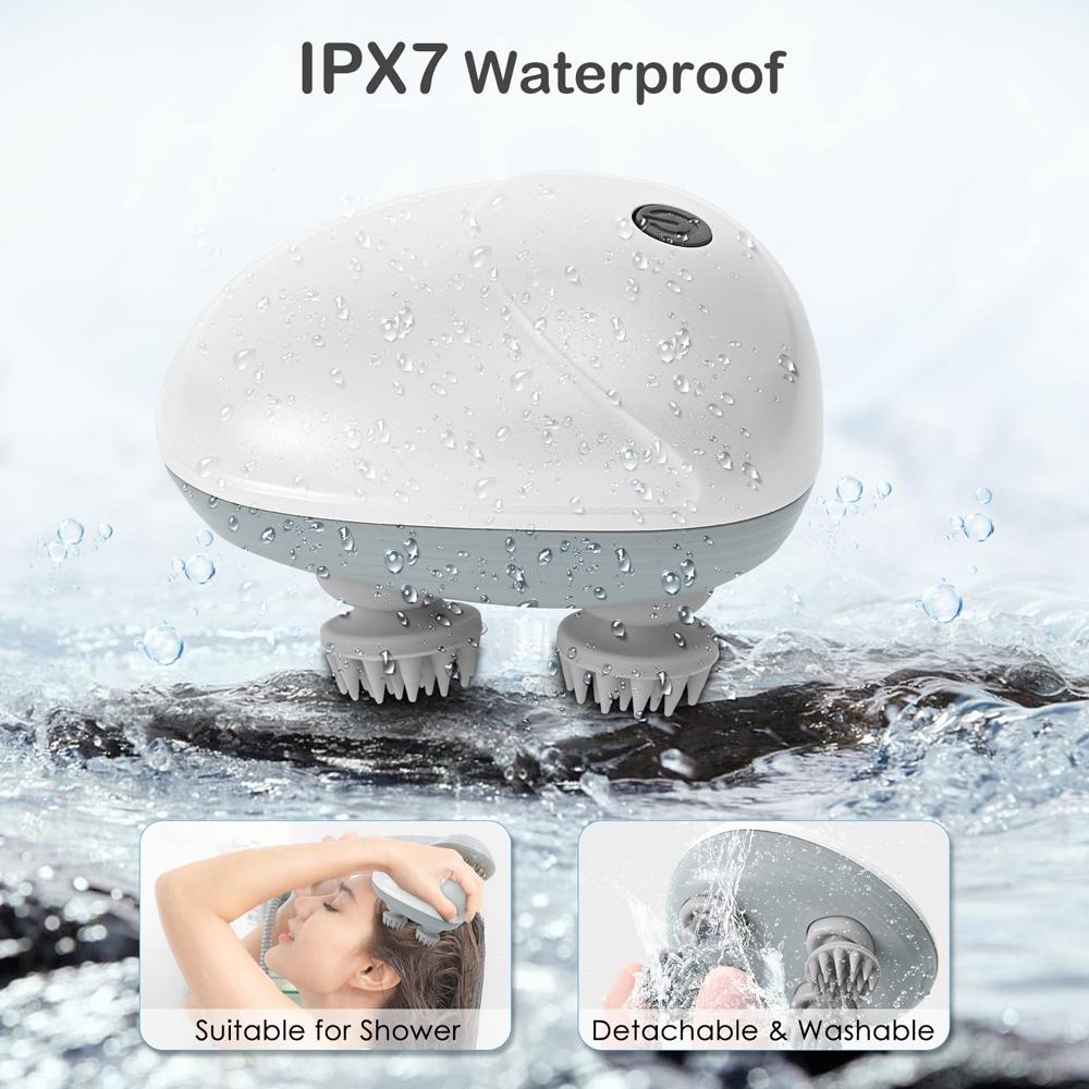 Electric Scalp Massager Portable Head Massager Vibration Scalp Massage For Hair Growth Migraine Stress Relief Relax Body Massage