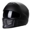 ZR-881 Samurai Helmet: DOTECE Certified Retro Motorcycle Helmet with Removable Chin Guard