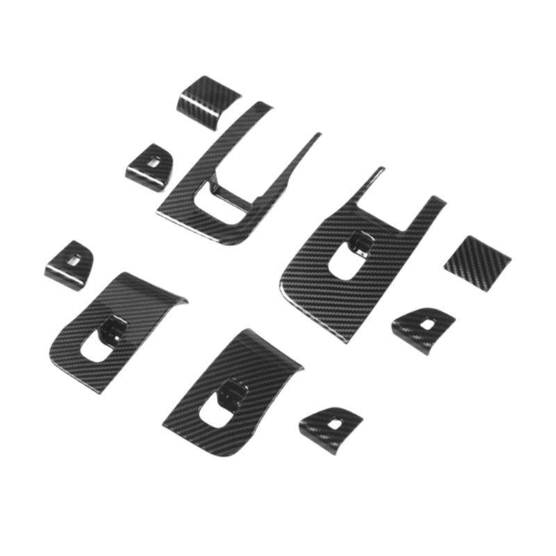 Car Window Control Switch Car Door Armrest Trim Panel Trim Sticker For Tesla Model 3 Highland 2024+