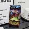 Злодеи Диснея Для iPhone 17 air 16 15 14 13 12 11 Pro Черный Мягкий Чехол для Телефона